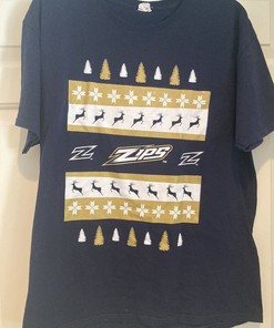 Akron Zips Christmas T-Shirt, Sweatshirt - Perfect Gift for Zips Fans