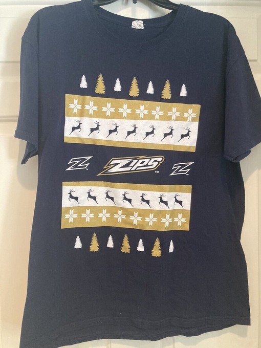 Akron Zips Christmas T-Shirt, Sweatshirt - Perfect Gift for Zips Fans