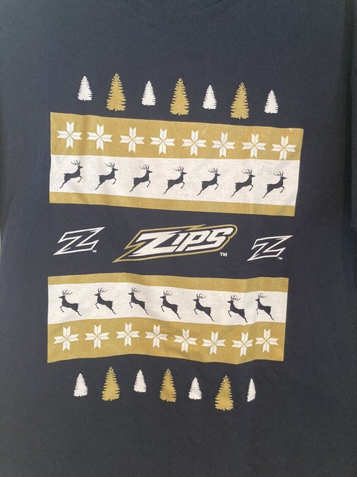 Akron Zips Christmas T-Shirt, Sweatshirt - Perfect Gift for Zips Fans