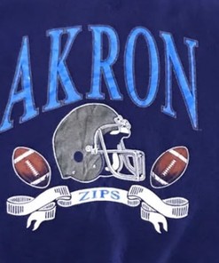 Akron Zips Vintage Style Sweatshirt and Crewneck Shirt - Perfect Gift for Fans and NCAA Fans