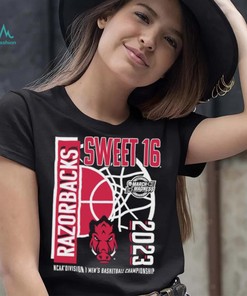 Arkansas Razorbacks 2023 NCAA Division I Men's Basketball Championship Tournament March Madness Sweet 16 Shirt