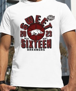 Arkansas Razorbacks 2023 NCAA Men's Basketball Sweet 16 Shirt