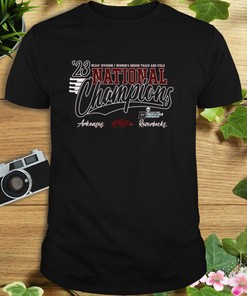 Arkansas Razorbacks 2023 NCAA Women's Indoor Track and Field National Champions T-Shirt - Gift for Fans