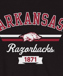 Arkansas Razorbacks Old School Stripes Fleece Crew Collection - Sweatshirt, T-Shirt, Hoodie, Gift for Fans
