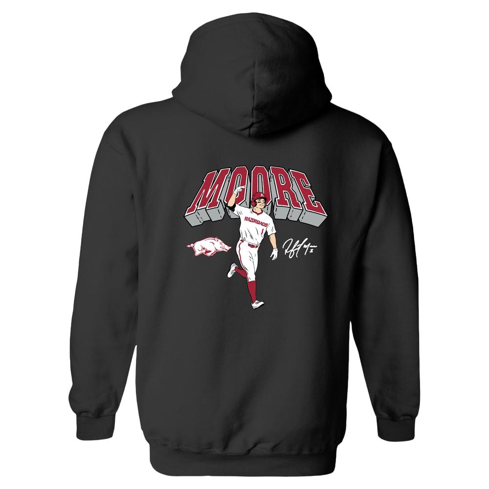 Arkansas Razorbacks Robert Moore Homerun Hoodie Collection - Sweatshirt, T-Shirt, Hoodie, Gift Idea