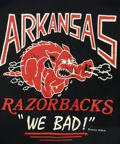 Arkansas Razorbacks Vintage Style Clothing Set