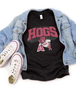Arkansas Shirt: Youth Hogs Retro Shirt, Hoodie, Sweatshirt for Fans