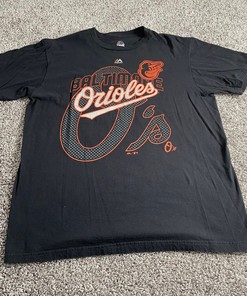 Baltimore Orioles MLB Men's Majestic Shirt Hoodie Sweatshirt - Great for Fans