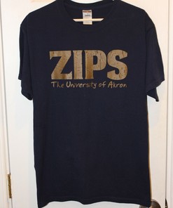 Blue Akron Zips Graphic T-Shirt, Sweatshirt - Great Gift for NCAA Enthusiasts