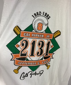 Cal Ripken Jr 2131 Ironman Vintage 90s Baltimore Orioles Shirt Hoodie Sweatshirt - Perfect for Collectors and Gift Giving