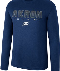 Colosseum Akron Zips Long Sleeve T-Shirt, Sweatshirt - Perfect for Zips Fans