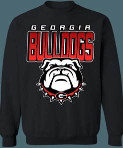 Georgia Bulldogs Vintage NCAA Crewneck Sweatshirt and Hoodie
