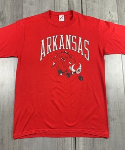 Get cozy with this Vintage Style 90s University of Arkansas Razorbacks Airbrush Hoodie, Sweatshirt- Perfect gifts for Fans