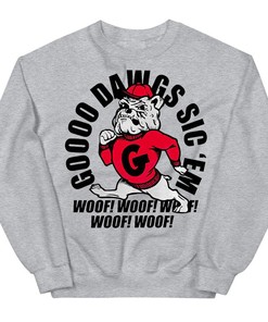 Go Dawgs Woof Sic'em 2023 Georgia Bulldogs Fans Gift T-Shirt - University of Georgia Tee