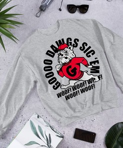 Go Dawgs Woof Sic'em 2023 Georgia Bulldogs Fans Gift T-Shirt - University of Georgia Tee