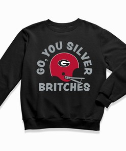 Go You Silver Britches Vintage Georgia Football Fans Gift Tee