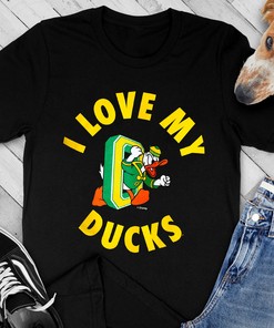 I Love My Oregon Ducks Fans Gift Shirt - University of Oregon Tee