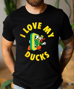 I Love My Oregon Ducks Fans Gift Shirt - University of Oregon Tee