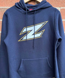 Keep warm while showing your team spirit with this Crossover Hooded Sweatshirt, Sweatshirt, Gifts for Fans of the Akron Zips