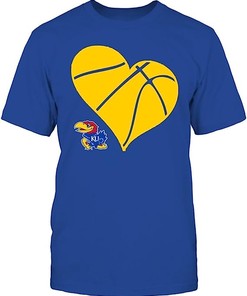 Ku Basketball Heart Kansas Jayhawks Tank Top - Ideal Gift for Fans