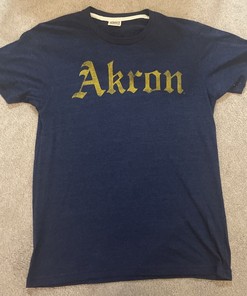 Make a fashion statement with Homage The University of Akron Zips Adult NCAA College Shirts Gifts for Fans