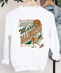 March Madness 2023 Miami Hurricanes Crewneck Sweatshirt, T-Shirt, Hoodie for Fans - Great NCAA Gift