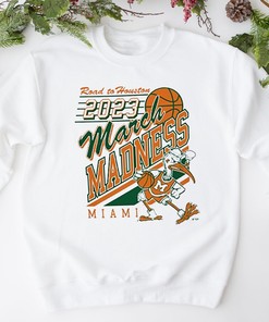 March Madness 2023 Miami Hurricanes Crewneck Sweatshirt, T-Shirt, Hoodie for Fans - Great NCAA Gift