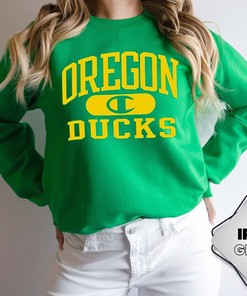Men's Champion Oregon Ducks Fans Gift T-Shirt - University of Oregon Arch Pill Shirt