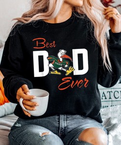 Miami Hurricanes Best Dad Ever T-Shirt, Hoodie, and Sweatshirt for NCAA Fans