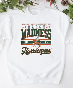 Miami Hurricanes Fanatics Branded 2023 NCAA Men's Basketball Tournament T-Shirt - Perfect Fan Gift