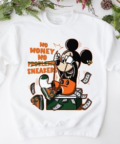 Mickey Mo Money Mo Problems Miami Hurricanes Sneakers T-Shirt - Perfect for Fans