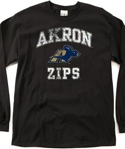 NCAA Akron Zips Vintage Mascot Long Sleeve Sweatshirt, Shirt - Perfect for Fans