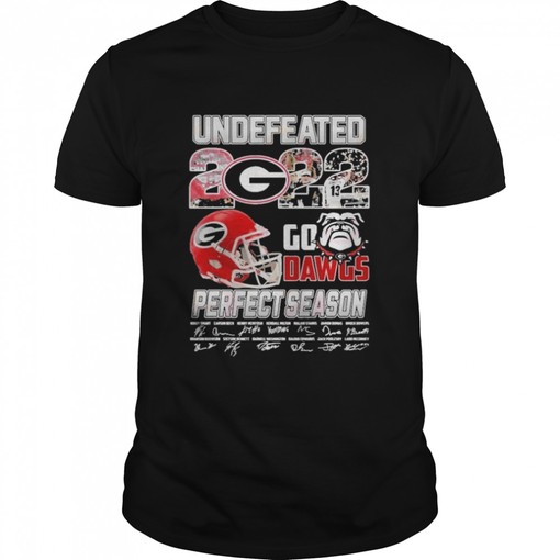 NCAA Georgia Bulldogs Football 2022 Undefeated Perfect Season T-Shirt - Fan Gift, Gift for Fans