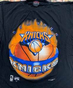 New York Knicks Vintage Style Puma Spell Out Basketball Grey Shirt Hoodie Sweatshirt Fan Gifts