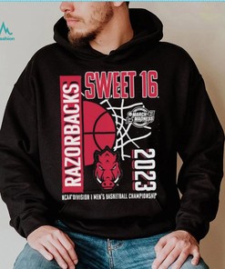 Official Arkansas Razorbacks 2023 NCAA Men's Basketball Tournament March Madness Sweet 16 Shirt for Fans