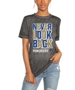 Poweredby Never Look Back Acid Wash T-Shirt from Gameday Couture Akron Zips, Sweatshirt, Gifts for Fans