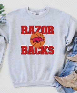 Razorbacks Basketball Shirt, Arkansas Crewneck Sweatshirt, Hoodie Sweashirt for NCAA Fans