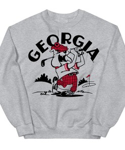 Retro Golf Fans Gift T-Shirt - Georgia Bulldogs Tee
