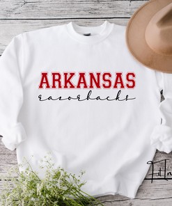 Retro Razorbacks Sweatshirt | Arkansas Mascot Shirt | College Football Apparel | Touchdown Season | SEC Sweatshirt