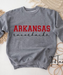 Retro Razorbacks Sweatshirt | Arkansas Mascot Shirt | College Football Apparel | Touchdown Season | SEC Sweatshirt