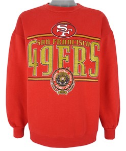 San Francisco 49ers 1990s Crew Neck Sweatshirt - Vintage Style Hoodie Shirt - Gift for NFL Fans