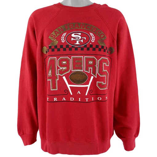 San Francisco 49ers Crewneck Sweatshirt, Hoodie, T-Shirt - Vintage Style Fan Gift