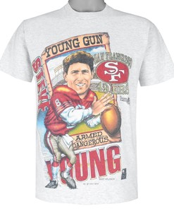 San Francisco 49ers NFL Young Gun Caricature Vintage Style T-Shirt, Hoodie, Sweatshirt - Full Size Fan Gifts