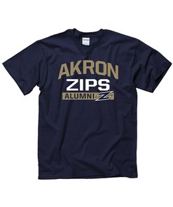 Show off your Akron Zips alumni status with this Navy Blue Alumni Shirt, Sweatshirt, Gifts for Fans