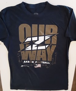 Show off your love for football with this Football Shirt from Gv Art University of Akron Zips, Sweatshirt, Gifts for Fans