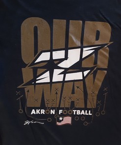 Show off your love for football with this Football Shirt from Gv Art University of Akron Zips, Sweatshirt, Gifts for Fans
