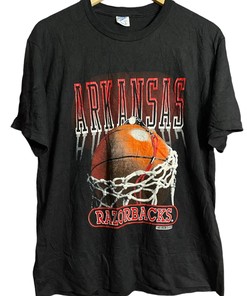 Show your support for the Arkansas Razorbacks Men's Basketball team with this Vintage Style T-Shirt, Sweatshirt, Hoodie