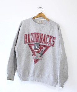 Snuggle up with the Vintage University of Arkansas Razorbacks Sweatshirt, Shirt- Perfect Fan Gift