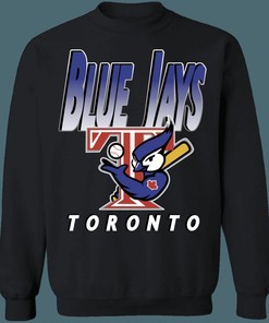 Toronto Blue Jays Muscle Bird Vintage Style Crewneck Sweatshirt, T-Shirt & Hoodie - Fan Gift