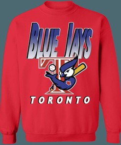 Toronto Blue Jays Muscle Bird Vintage Style Crewneck Sweatshirt, T-Shirt & Hoodie - Fan Gift